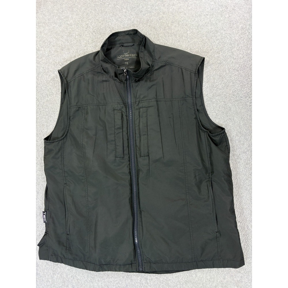 Scottevest TEC Light Weight Jacket Vest (Men's XL) Black
